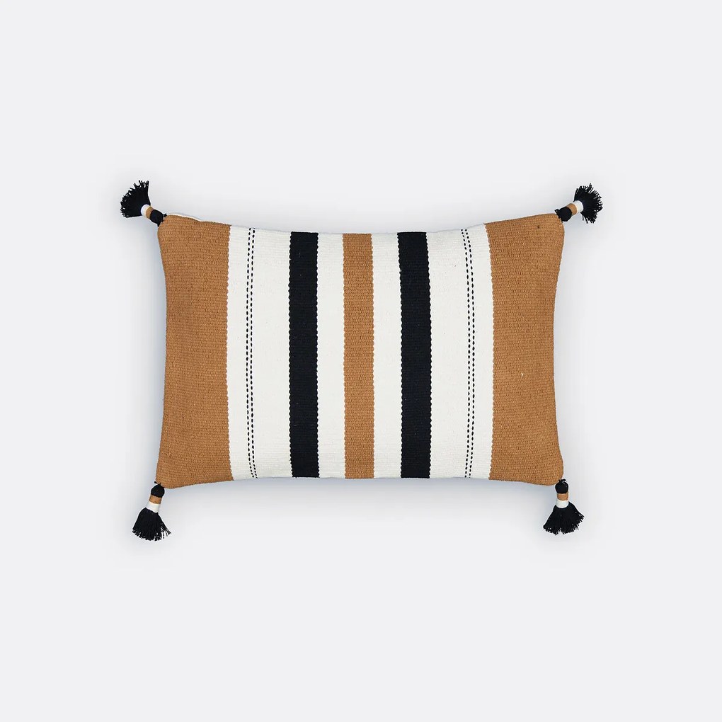 Gestreepte, rechthoekige kussenhoes, Palia