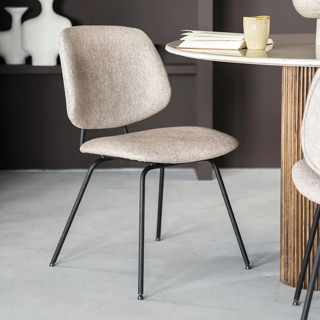 Beige Eetkamerstoel Modern