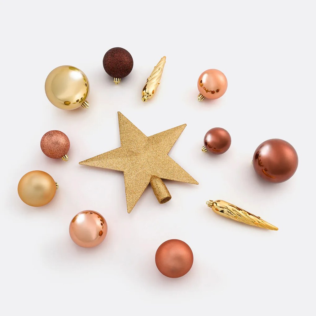 Set van 33 kerstballen, Caspar