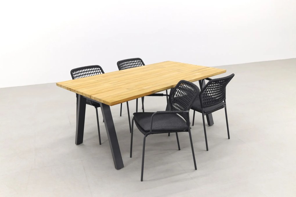 Taste Barista Antraciet/Ambassador 180x100 cm. tuinset - 5 delig OP=OP