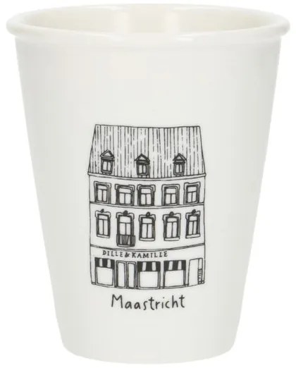 Gevel mok, Maastricht, porselein, 200 ml