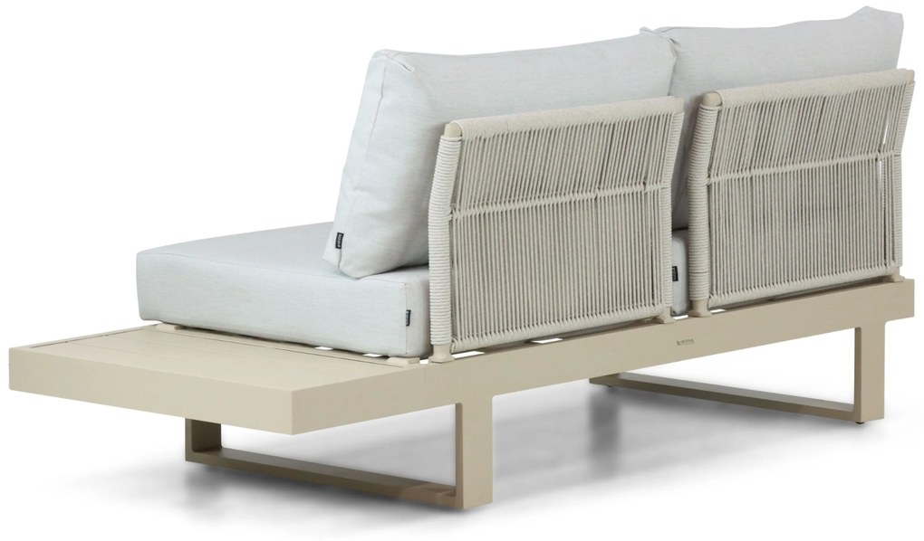 Hoek loungeset 6 personen Aluminium Taupe Lifestyle Garden Furniture Lorenzo