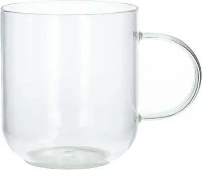 Mok, hittebestendig glas, 400 ml