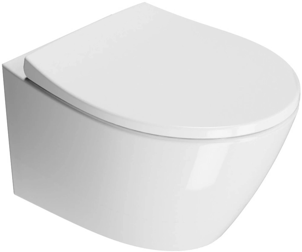 Ben Sondrio hangtoilet met xtra glaze 37x52x34cm wit