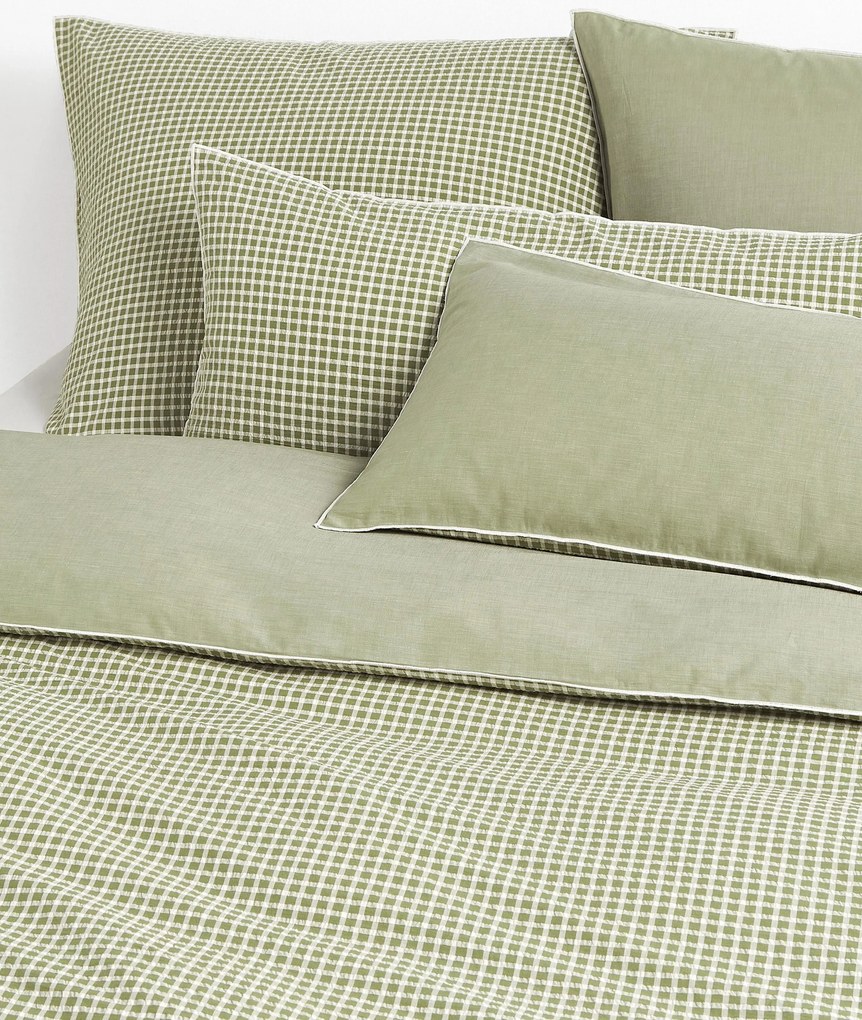 Seersucker dekbedovertrek Davey