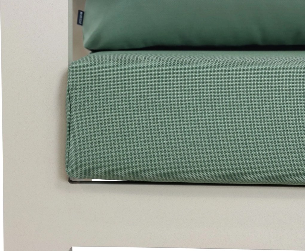 Hoek loungeset 6 personen Aluminium Taupe Lifestyle Garden Furniture Luca