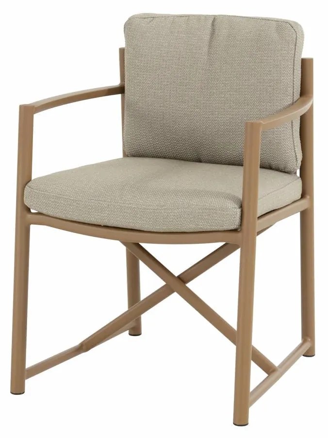 4 Seasons Outdoor Marina tuinstoel amber SALE Tuinstoel taupe weerbestendig