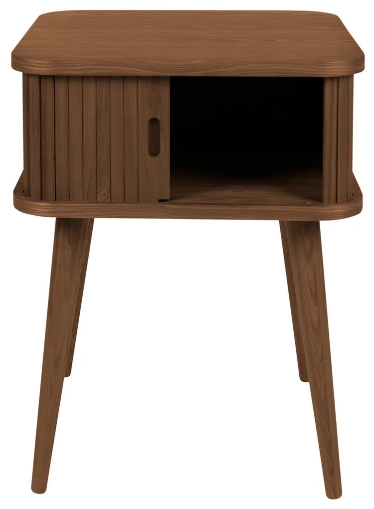 Zuiver Barbier Walnut Retro Nachtkastje Walnoot - 45x45x59cm.