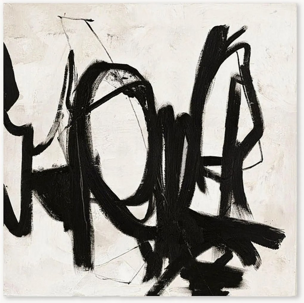 Handgeschilderd canvas Art Playblack