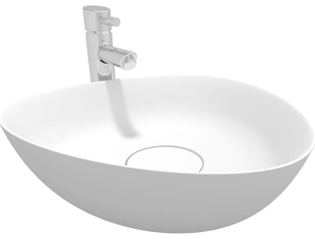 Riho Oviedo waskom solid surface wit mat