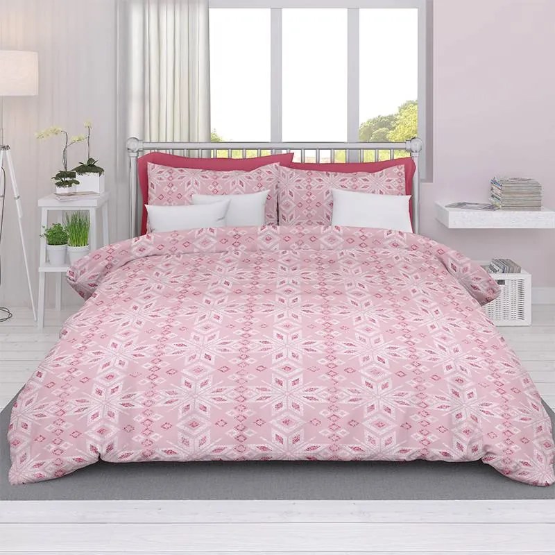 Satin d'Or Whisper - Roze Lits-jumeaux (240 x 200/220 cm + 2 kussenslopen) Dekbedovertrek