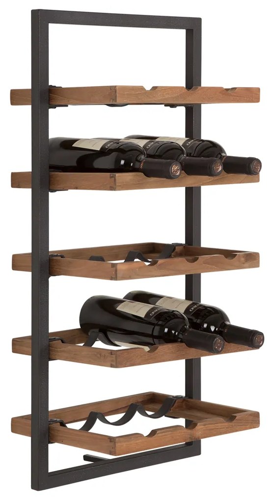 DTP Home Winemate Natural Type E Houten Wijnrek - 35x25x75cm.