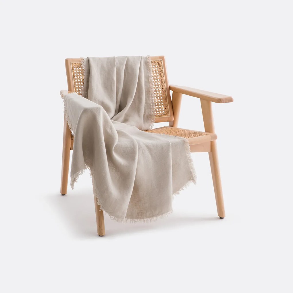 Plaid in gewassen linnen, Linange