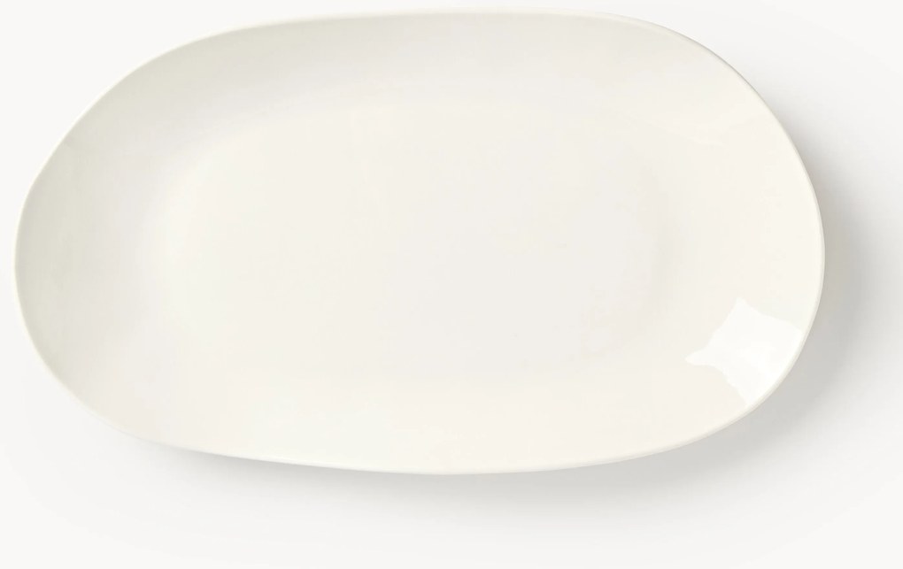 Porseleinen serveerplateau Joana in organische vorm
