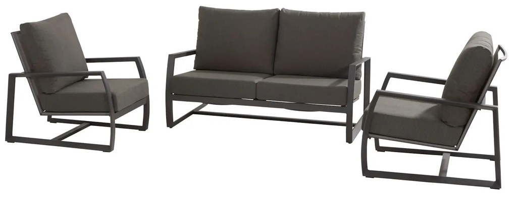 New Mauritius 2x loungestoelen en 1x loungebank Matt carbon Taste4SO