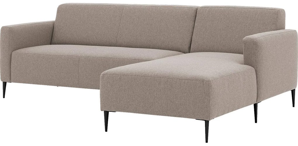 Goossens Key West grijs, stof, 2,5-zits, modern design