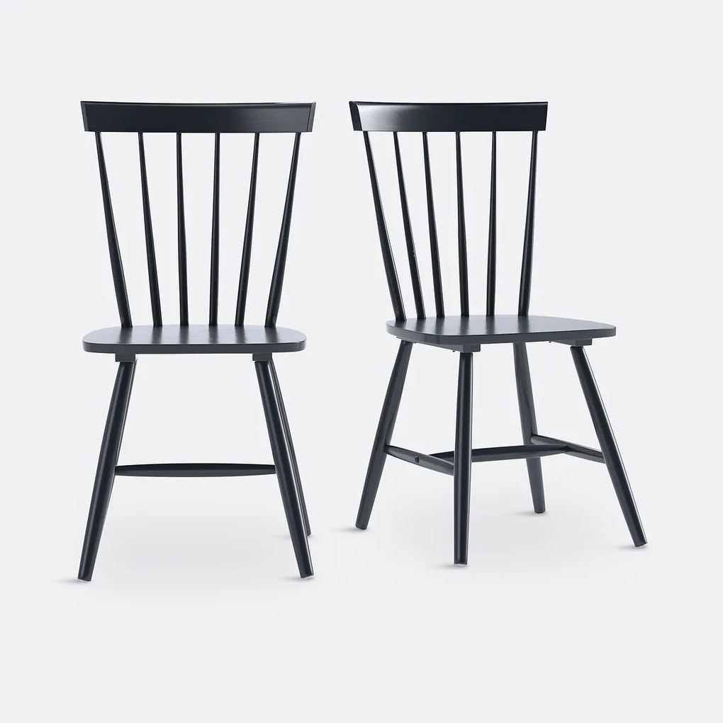 Set van 2 massief hevea barstoelen, JYKO