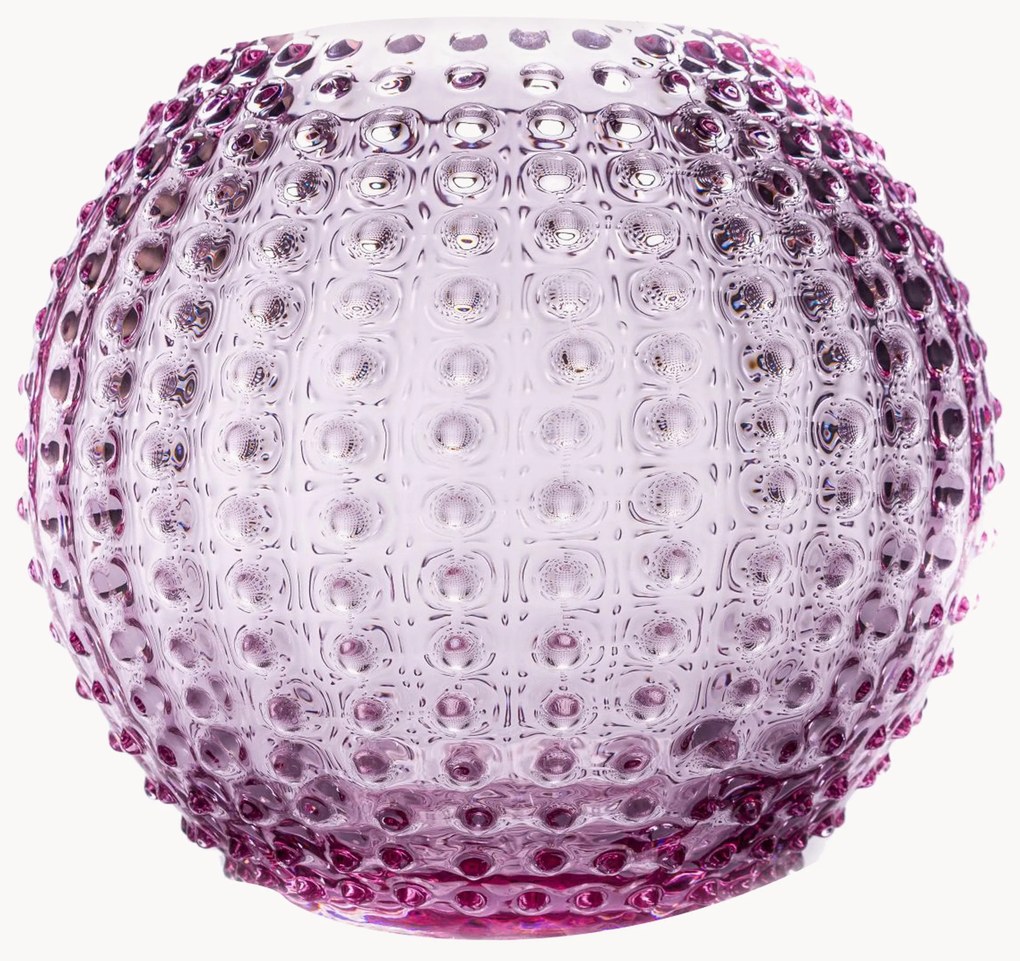 Handgemaakte vaas Hobnail Globe met reliëf