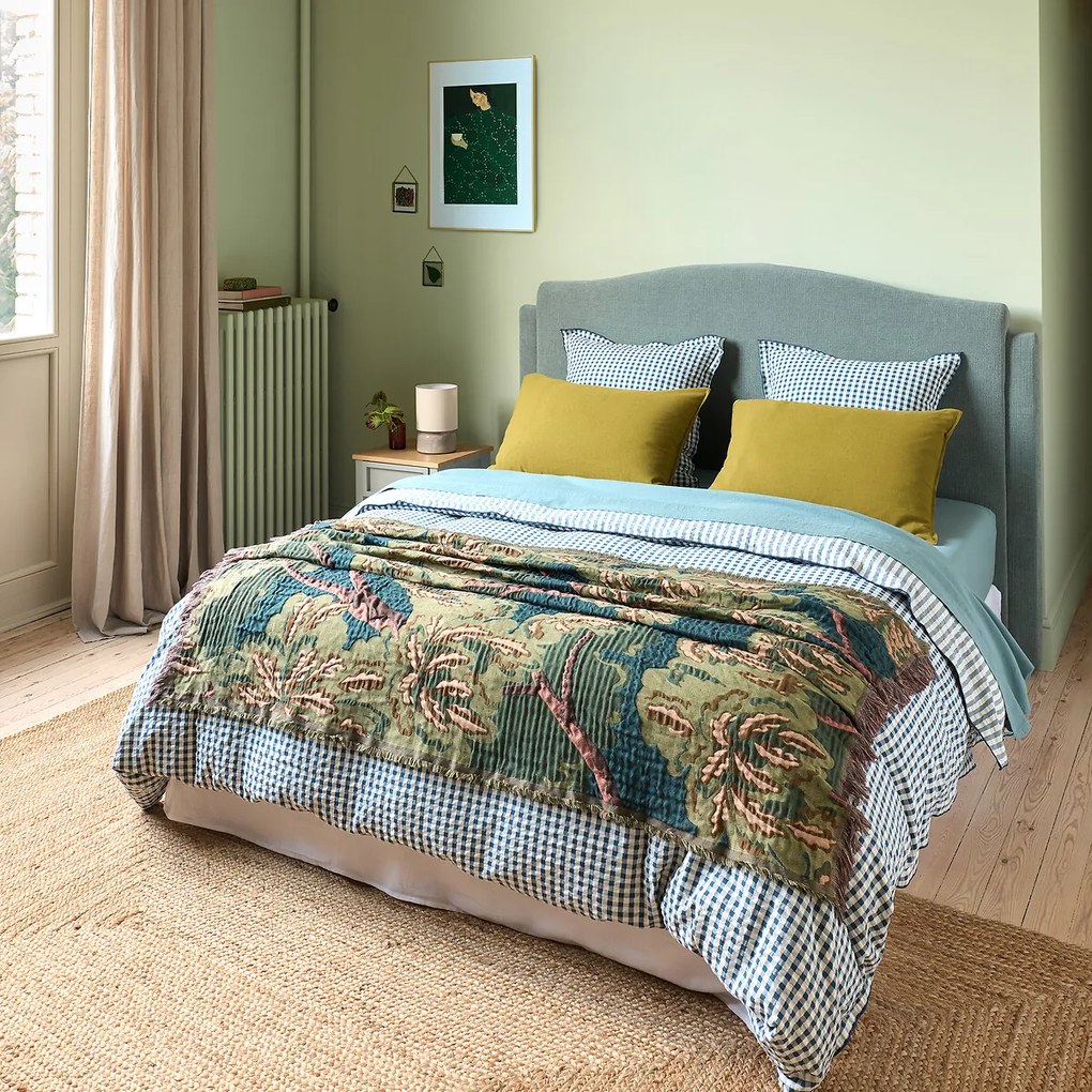 Jacquardplaid met franjes, Leanore