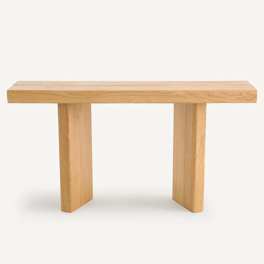 Eiken en fineer wandtafel L140 cm, Olaga