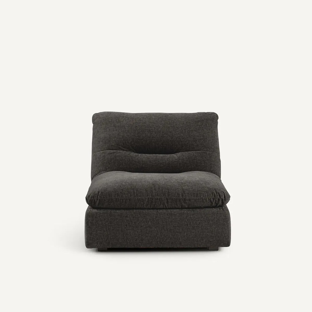 Modulaire fauteuil van chenillefluweel, Giuliano