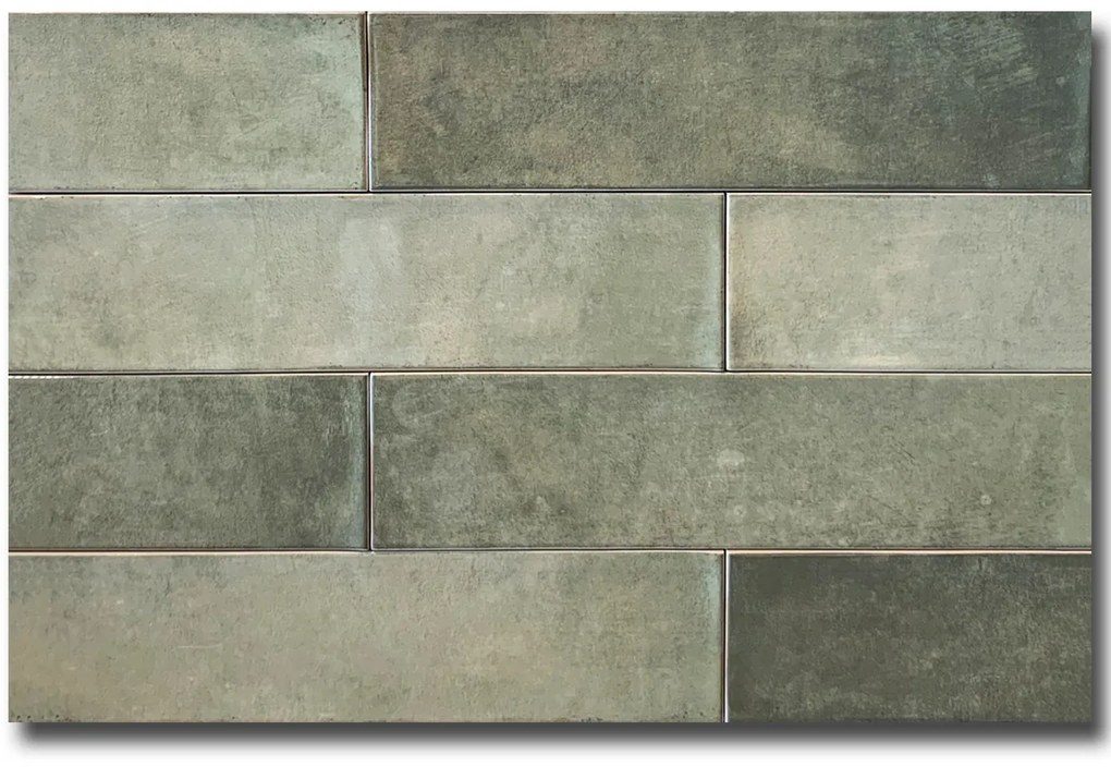 Wandtegel 7,5x30 Cm Cifre Omnia Green Glans RBT159