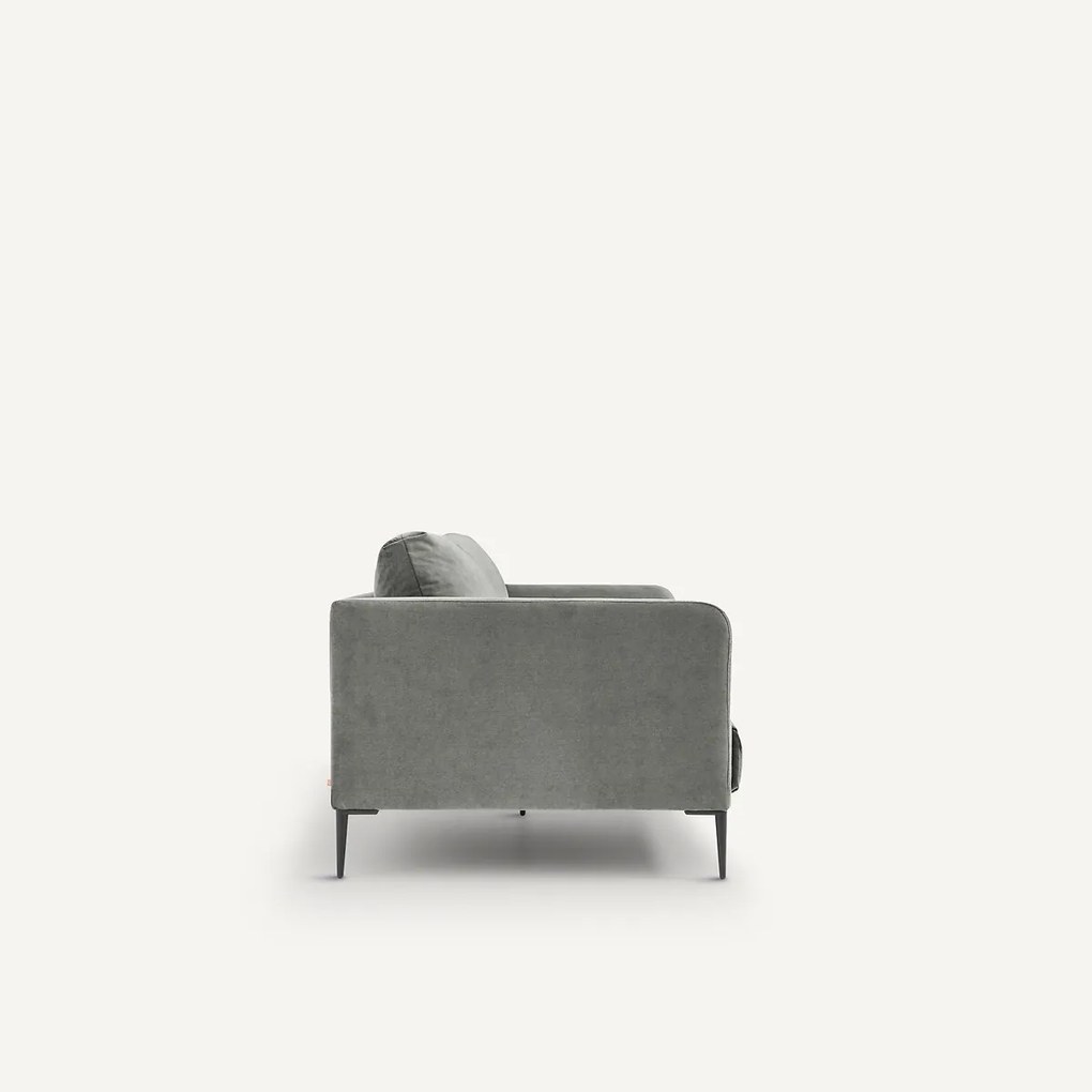 3- of 4-zitsbank in stonewashed fluweel, Oscar, ontwerp Emmanuel Gallina