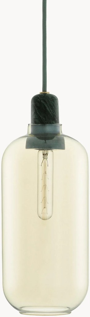Kleine marmeren hanglamp Amp