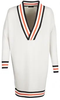 Trui Wit Maison Scotch  WHITE LONG SLEEVES