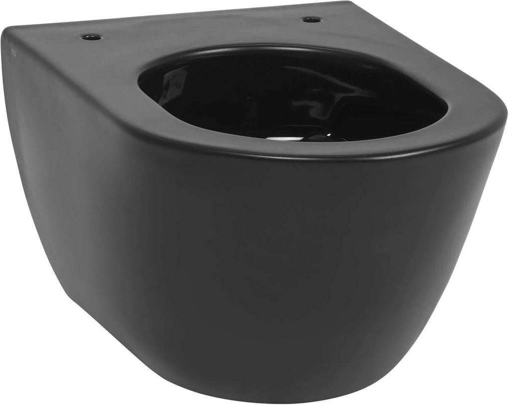Ben Segno hangtoilet compact Xtra glaze+ Free flush mat zwart