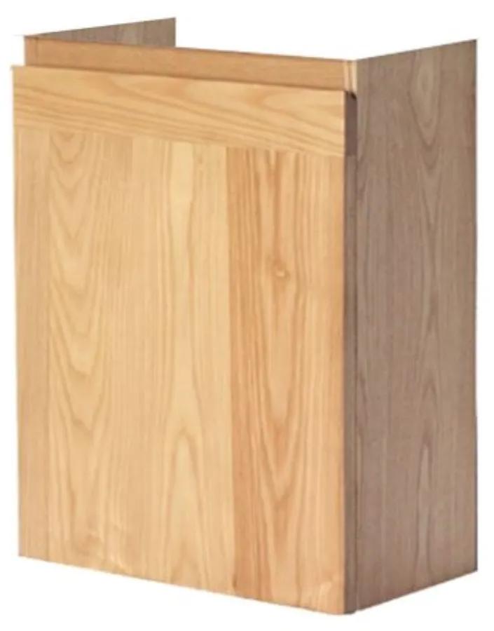 Fonteinkast Sanilux Wood Hangend Greeplijst Korpus Eiken 52x40x22 cm