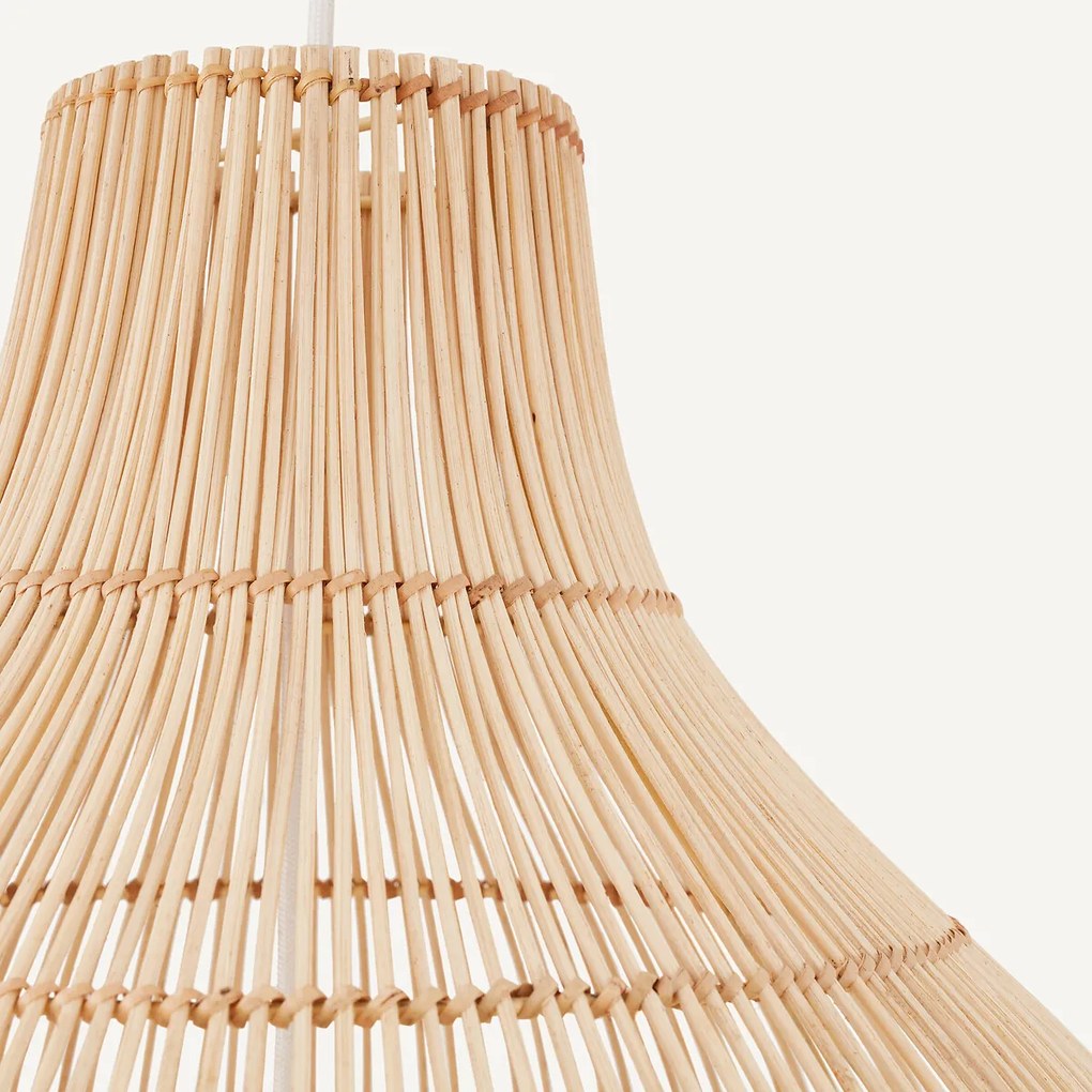 Hanglamp in gevlochten rotan, Kaptilo