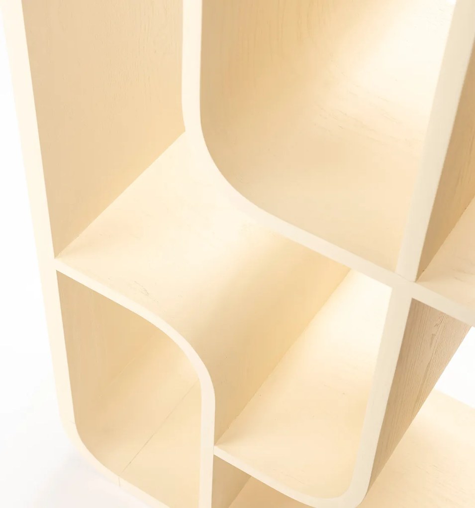 Zuiver Seven Open Kast Roomdivider Beige - 60x35x160cm.