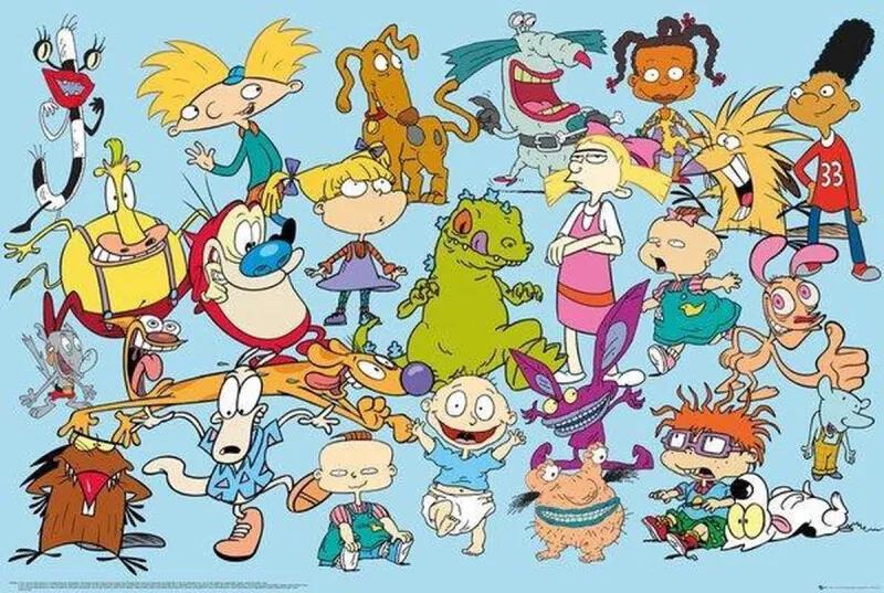 Nickelodeon: Characters 61 x 91 cm Poster
