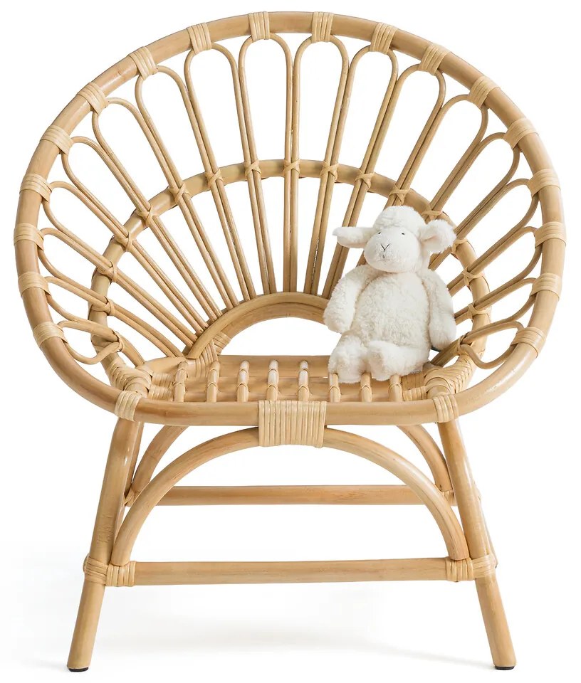 Fauteuil in rotan, voor kinderen, Albin