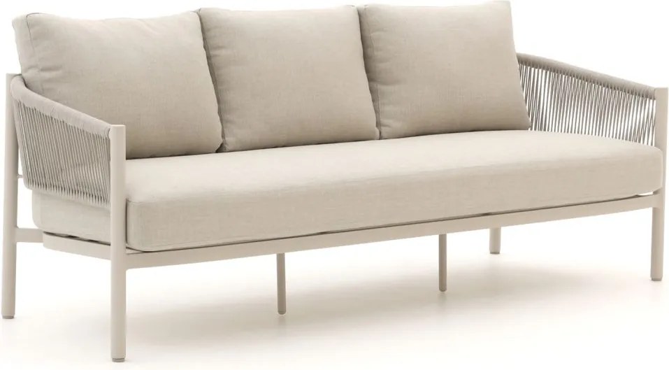 Loungebank Tuin Bellagio  | Aluminium | 3 personen | Tuinbank Beige | 220cm | Kees Smit Tuinmeubelen