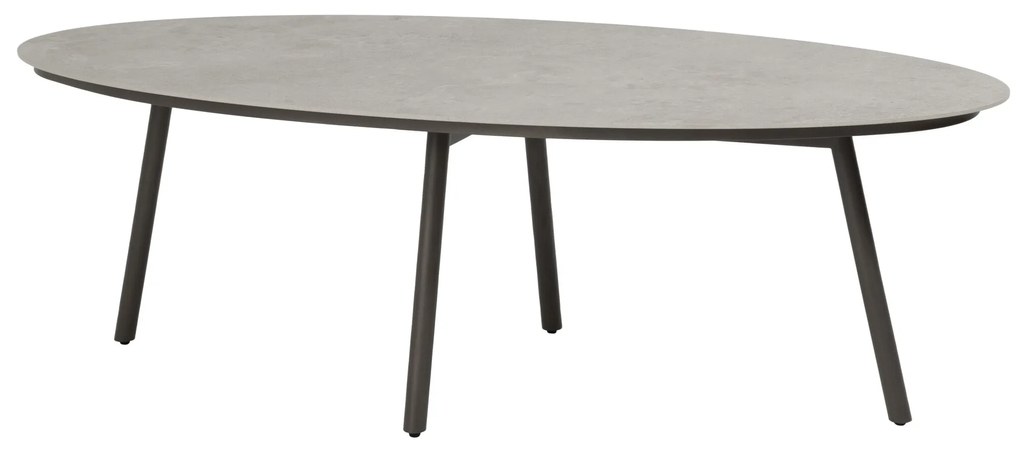 Salute low dining tafel ovaal 220x105xH69 cm keramiek terre Taste 4SO