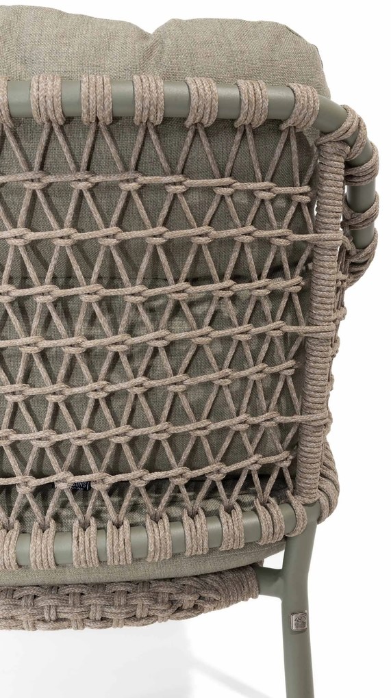 4 Seasons Outdoor Jura stapelbare tuinstoel olijfgroen SALE Tuinstoel   taupe weerbestendig