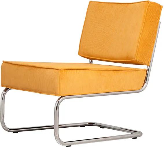 Stoel Lounge Chair Ridge Rib geel