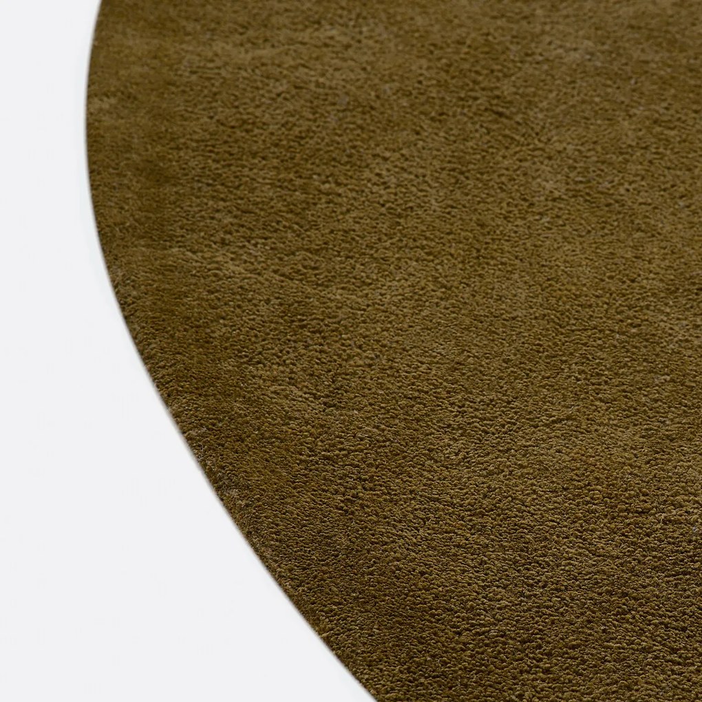 Rond vloerkleed in getuft kant Renzo, groot model