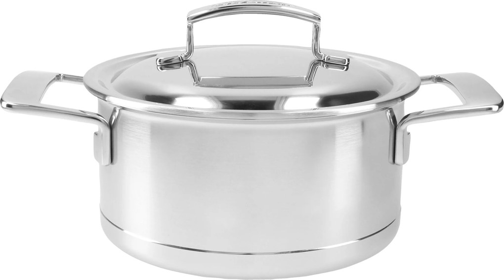 Demeyere Silver 7 Kookpan met dubbelwandig deksel 18 cm / 2,2 l - Silver 7 - Demeyere