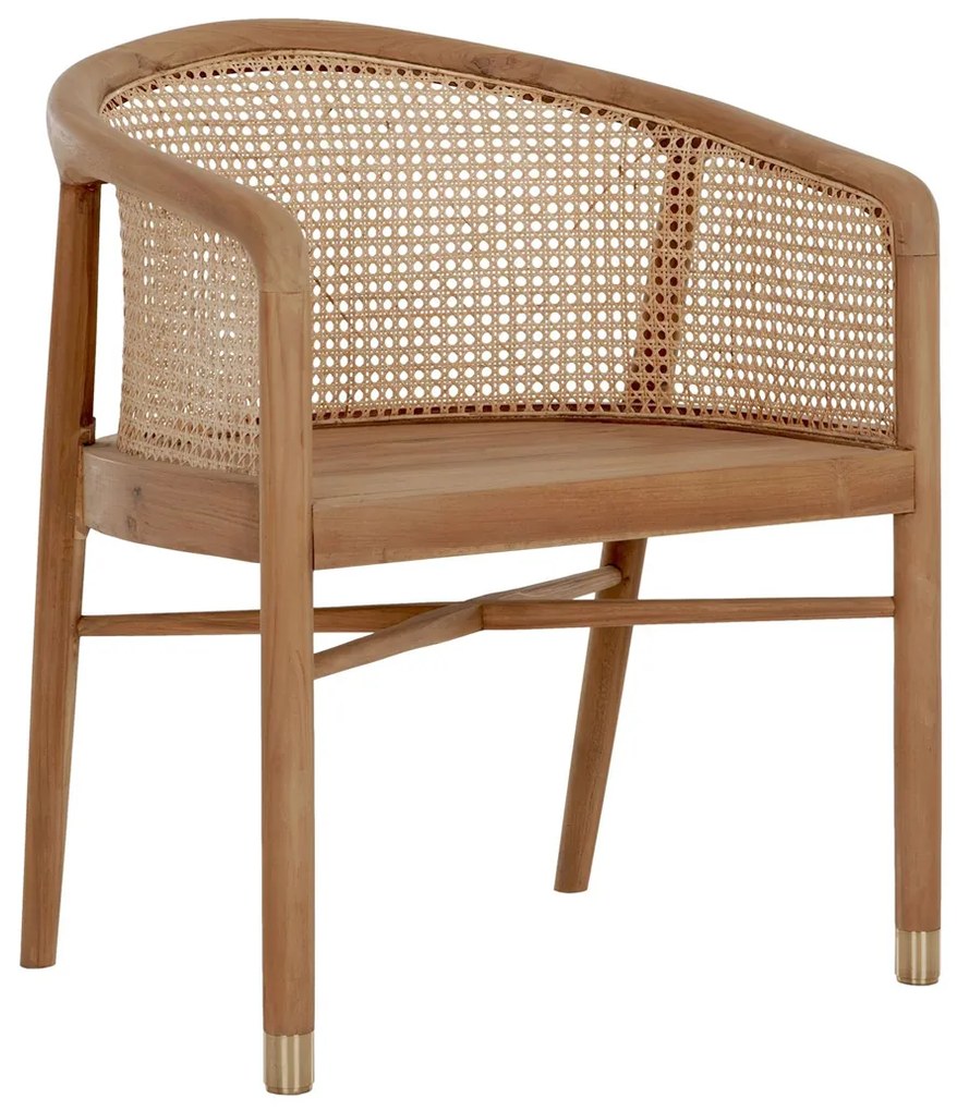 Must Living Castro Teak Stoel Met Webbing