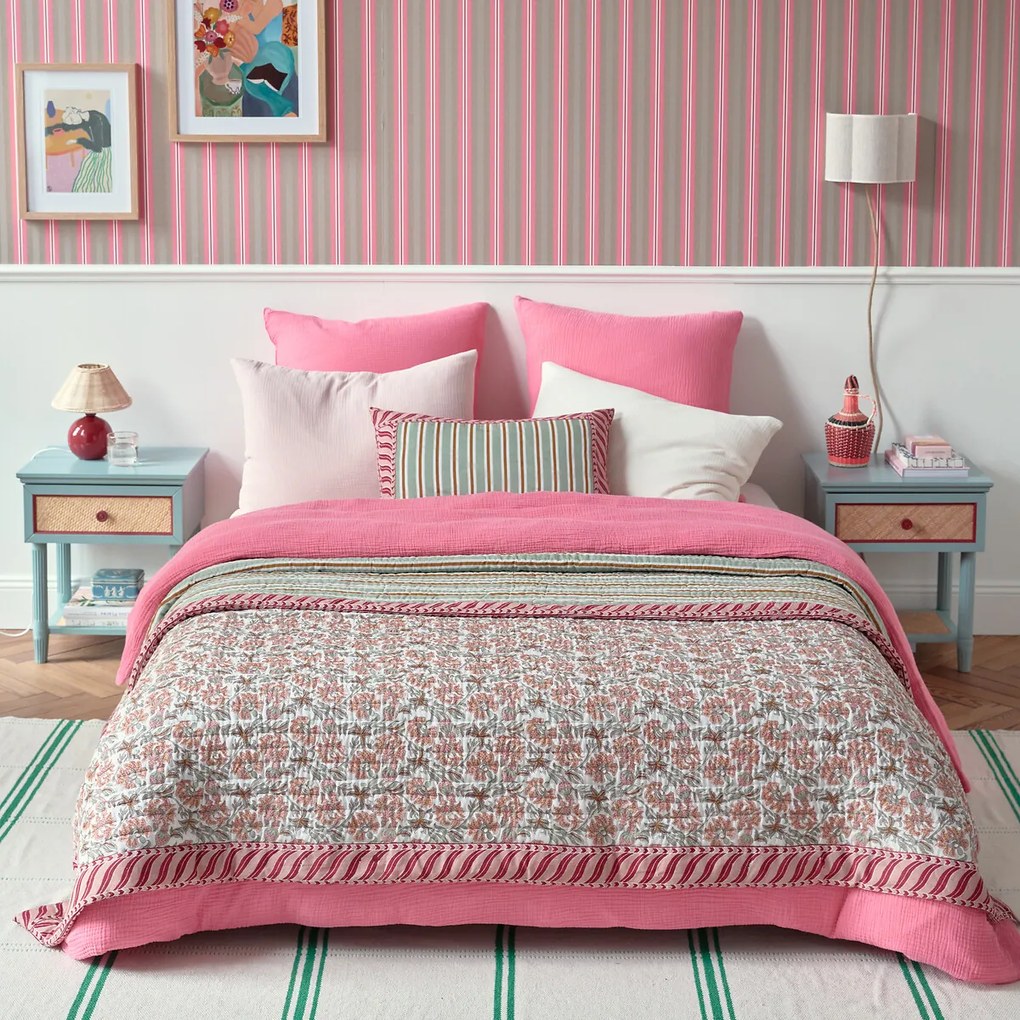 Gewatteerde beddensprei, Hyacinthe