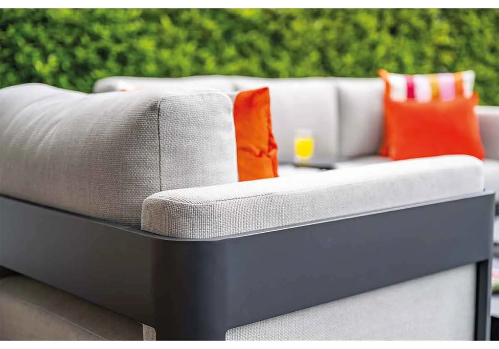 Garden Impressions Medellin loungeset 5-delig - donker grijs