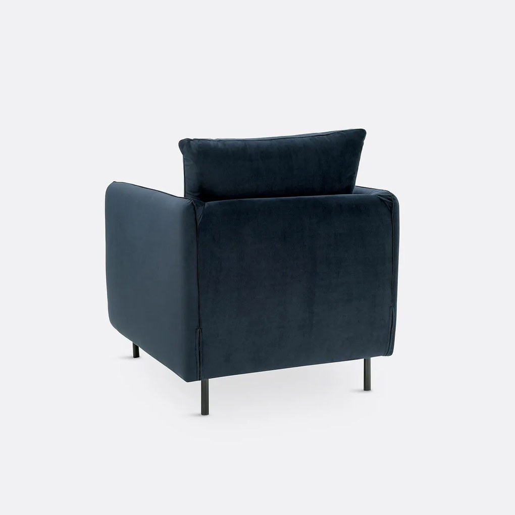 Fauteuil in fluweel, Ivete