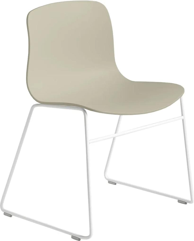 Hay About a Chair AAC08 stoel met wit onderstel Pastel Green