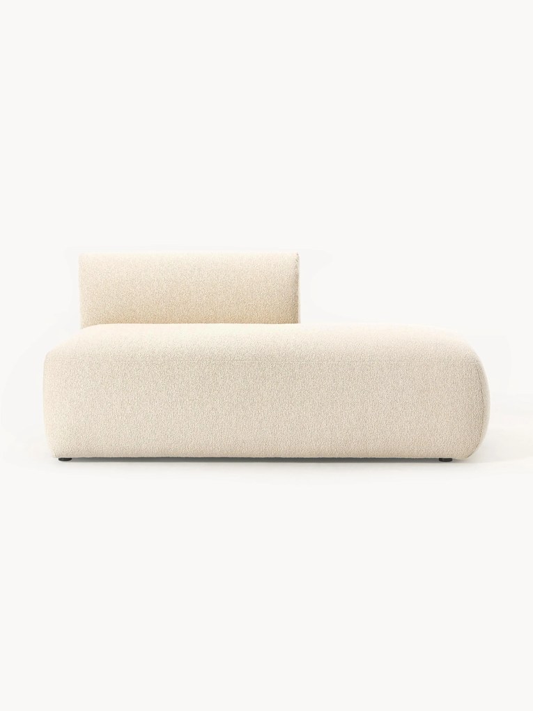 Modulaire bouclé chaise longue Sofia