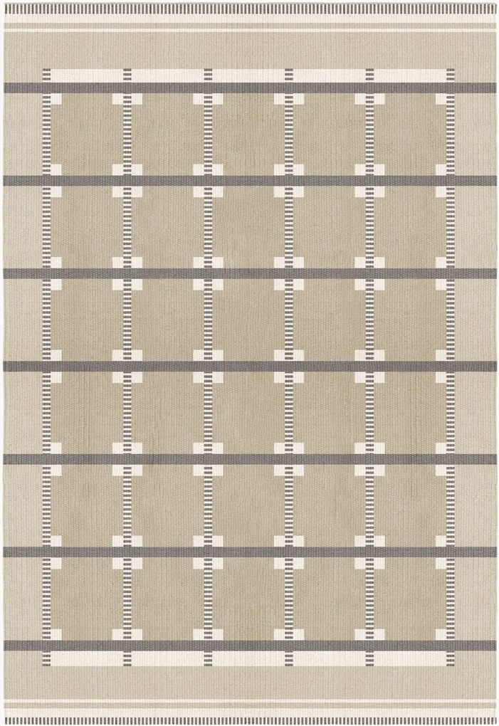 Handgeweven wollen vloerkleed Röllakan