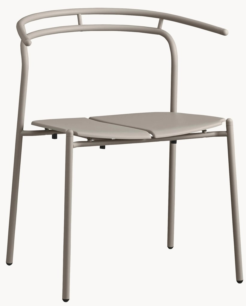 Metalen tuinstoel met armleuningen Novo