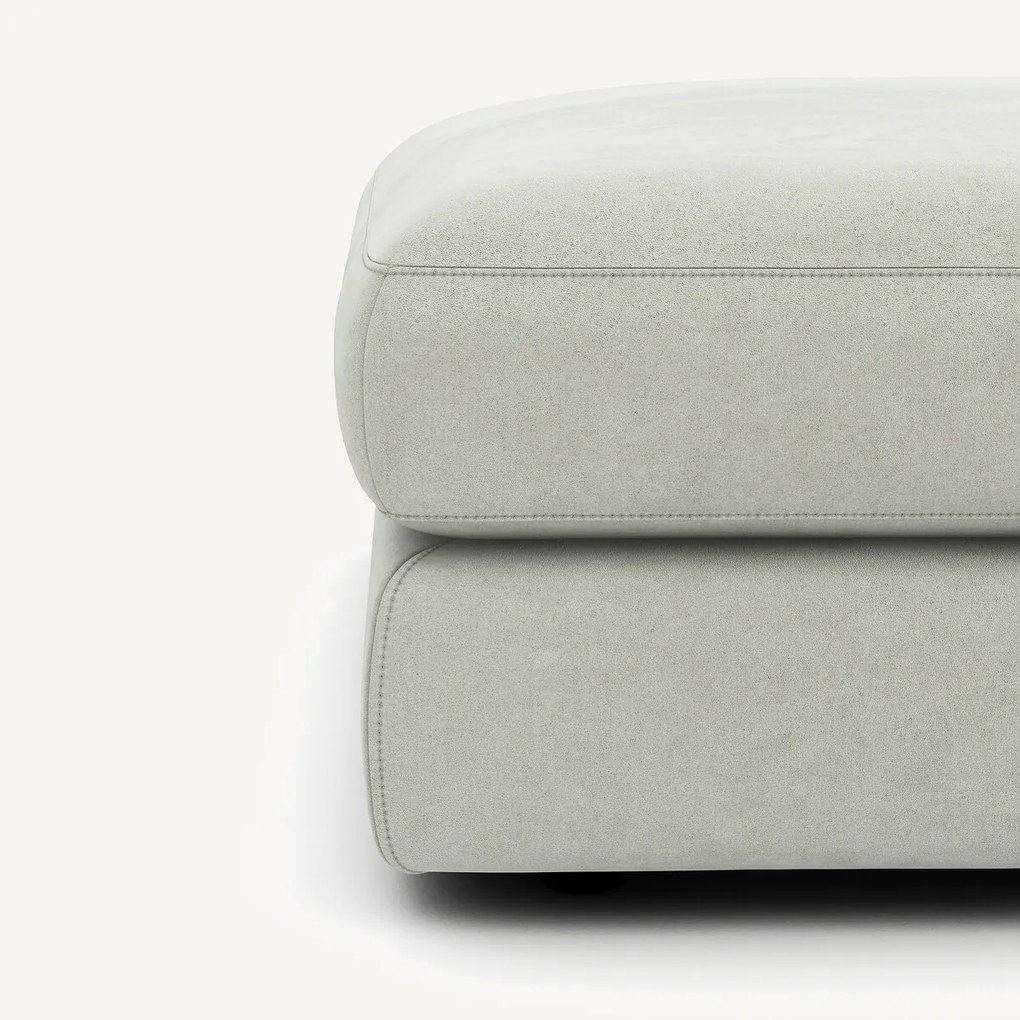 Voetensteun in stonewashed velours, SKANDER